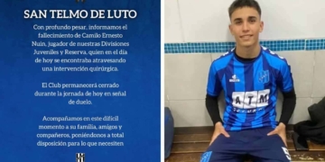 camilo nuin futbolista fallecido operacion rodilla explicaciones