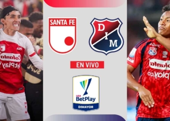 deportivo independiente medellin dim santa fe bogota campin hoy vivo online strainf donde ver canalaes television tv final liga betplay dimayor futbol profesional colombiano fpc win