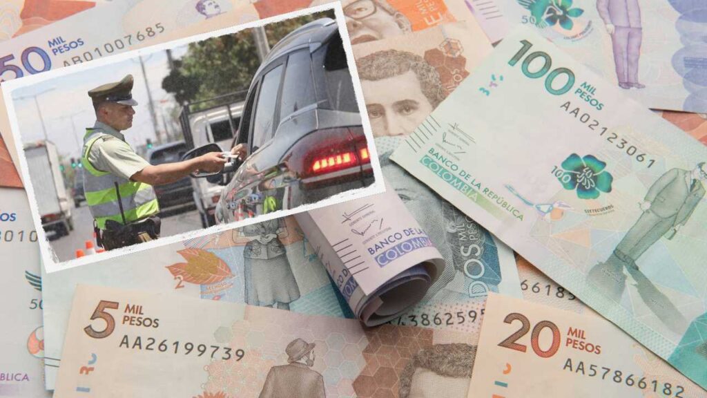 policia transito colombia puente festivo dinero efectivo legal problemas sanciones ley carreteras
