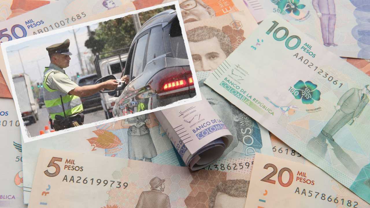 policia transito colombia puente festivo dinero efectivo legal problemas sanciones ley carreteras