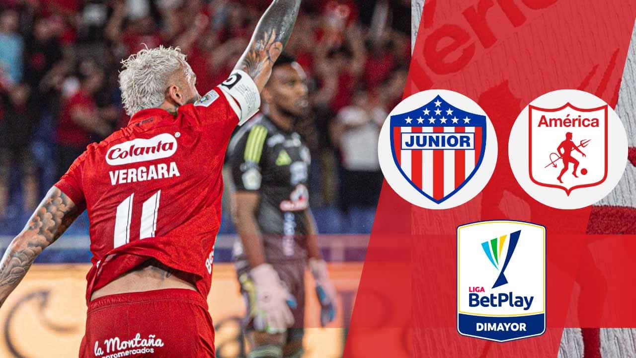 donde ver america de cali vs junior cuadrangulares liga betplay