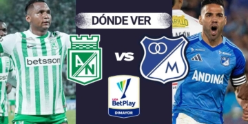 donde ver atletico nacional vs millonarios cuadrangulares liga betplay