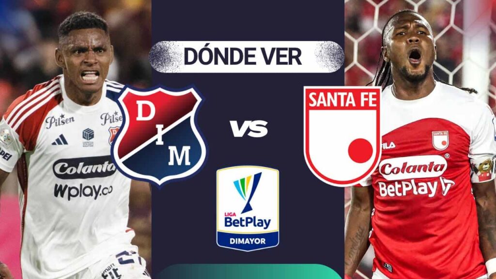 donde ver dim vs santa fe final liga betplay 2025