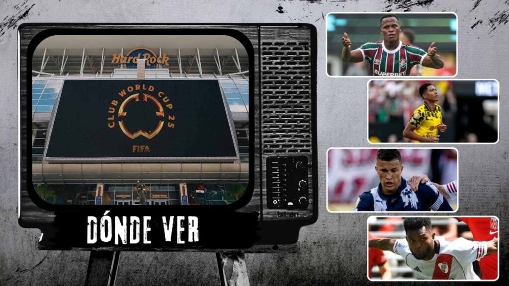 donde ver mundial de clubes partidos 25 de junio river inter de milan fluminense monterrey