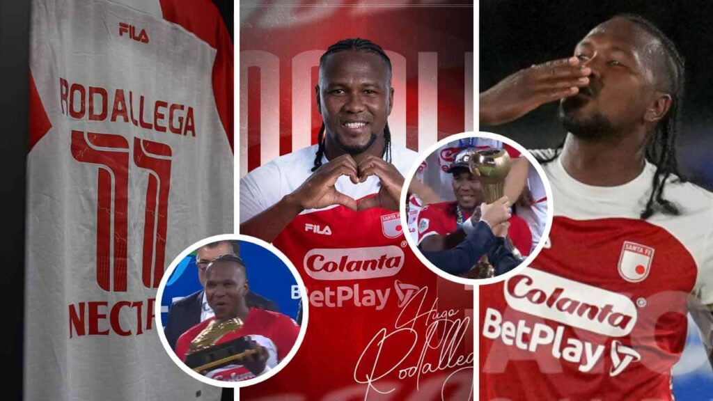 hugo rodallega santa fe campeon liga betplay goleador futuro