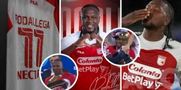 hugo rodallega santa fe campeon liga betplay goleador futuro