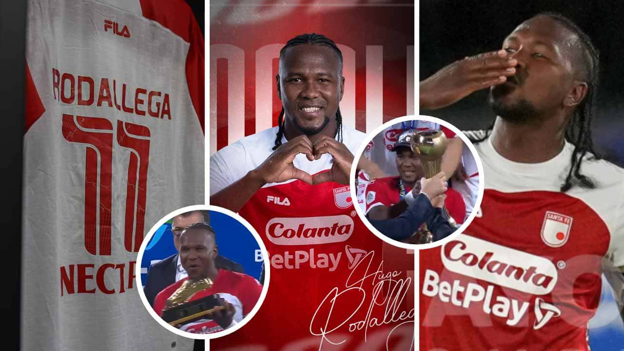 hugo rodallega santa fe campeon liga betplay goleador futuro