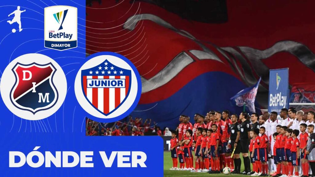 deportivo independiente medellin dim vs junior barranquilla donde ver vivo online hoy plataformas streaming liga betplay dimayor win sports