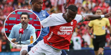 santa fe jorge bava arbitro carlos ortega cuadrangulares liga betplay