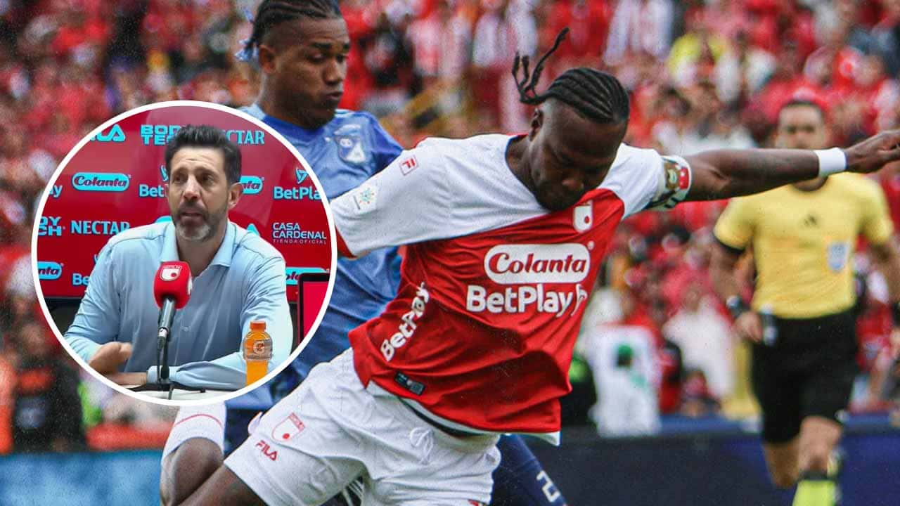santa fe jorge bava arbitro carlos ortega cuadrangulares liga betplay