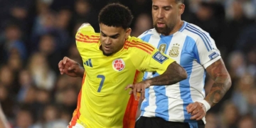 seleccion colombia argentina eliminatoria fecha 16 2025 luis diaz