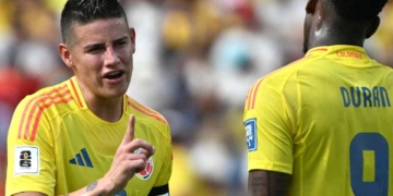 seleccion colombia peru eliminatoria 2025 barranquilla james jhon duran