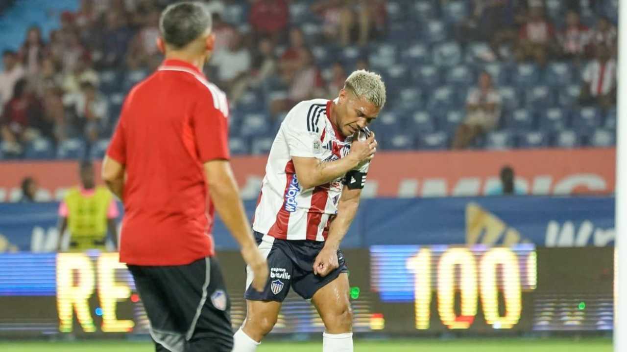 teofilo gutierrez teo junior barranquilla lesion incapacidad medica cuadrangulares liga betplay dimayor america medellin