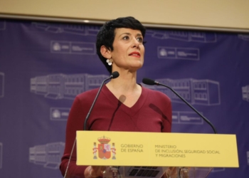 Ministra de la Seguridad Social, Elma Saiz