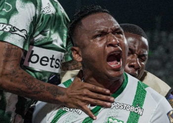 alfredo morelos atletico nacional independiente santafe fpc peleas controversias javier gandolfi expulsado goles liga betplay