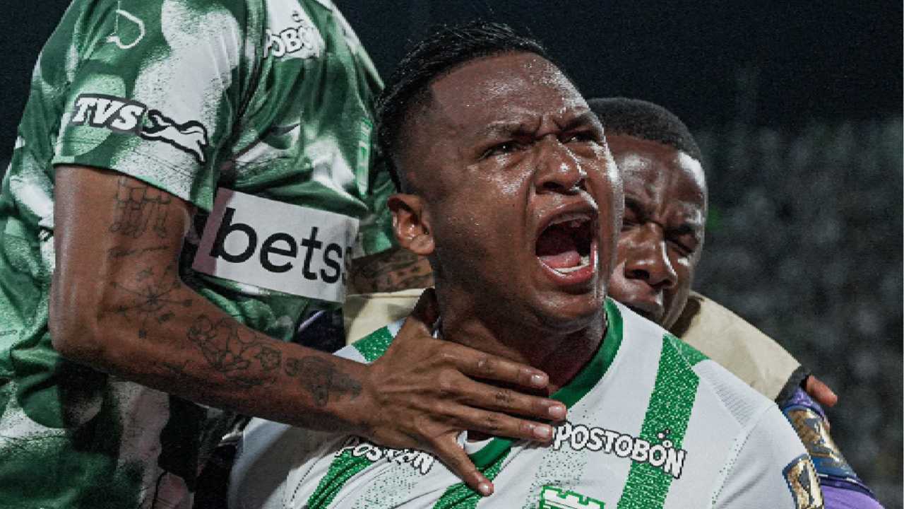 alfredo morelos atletico nacional independiente santafe fpc peleas controversias javier gandolfi expulsado goles liga betplay
