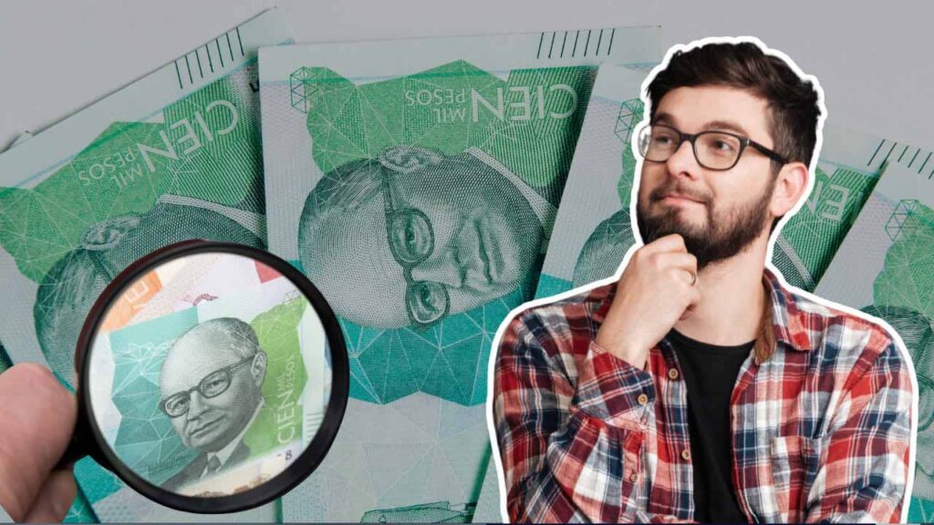 billetes falsos 100 mil en colombia como identificarlos