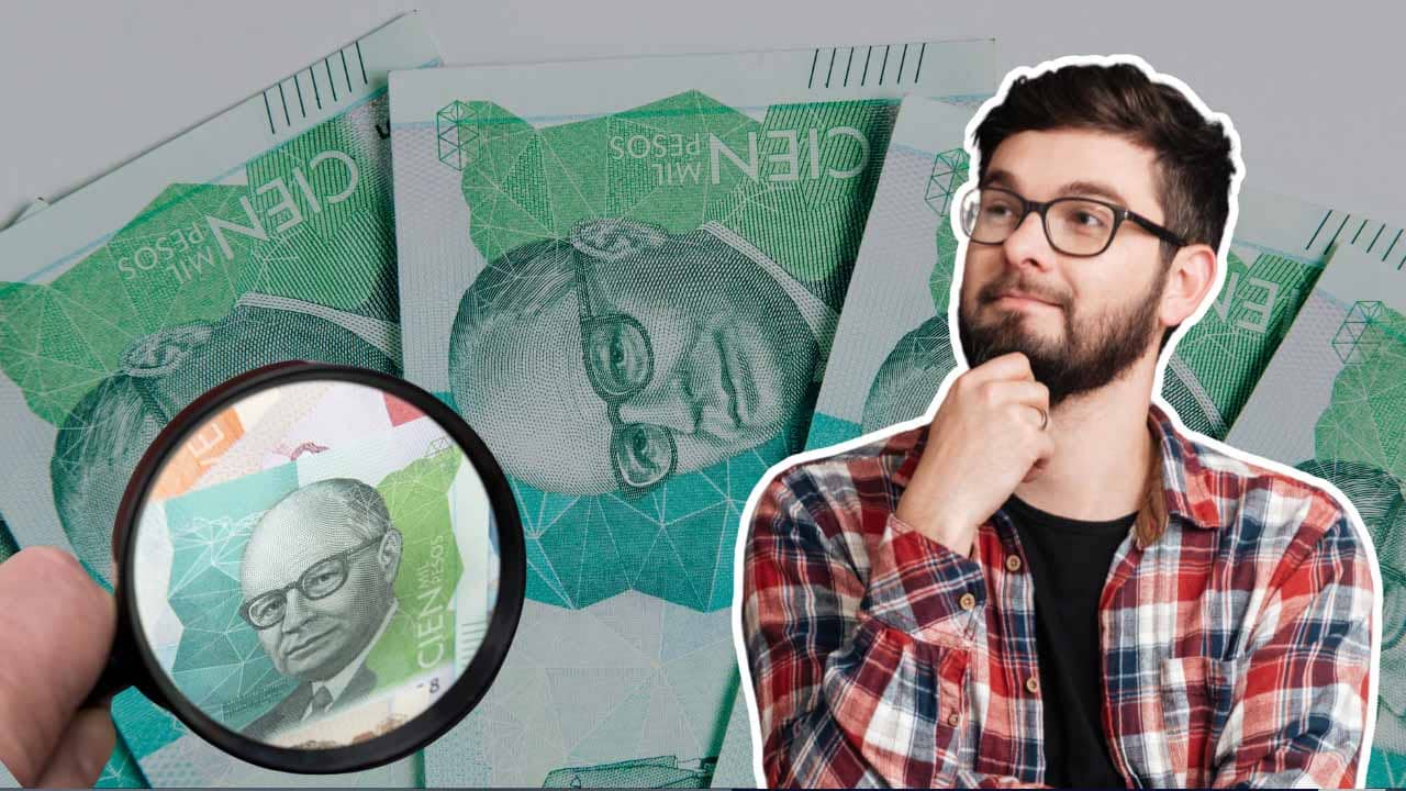 billetes falsos 100 mil en colombia como identificarlos