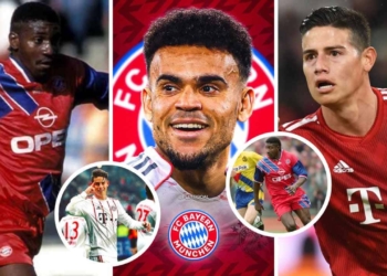 colombianos bayern munich tren valencia james rodriguez luis diaz