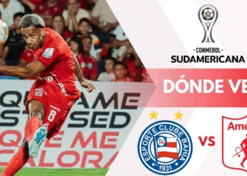 donde ver america de cali vs bahia sudamericana tv online