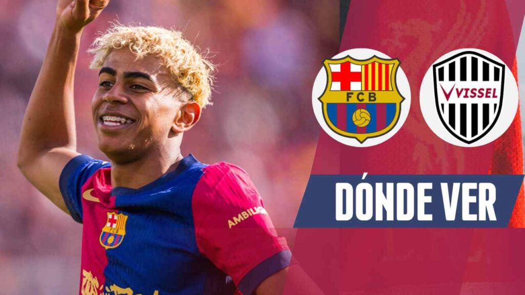 donde ver barcelona vs vissel kobe tv online pretemporada amistoso