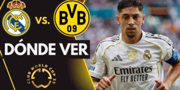 donde ver real madrid borussia dortmund mundial de clubes 2025