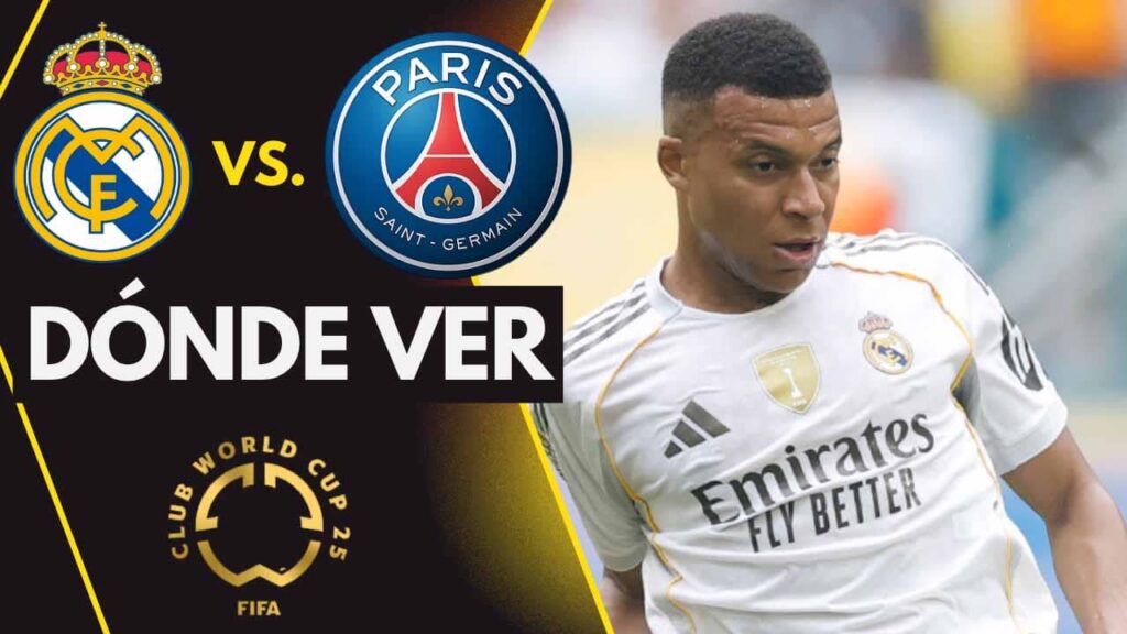 donde ver real madrid vs psg mundial de clubes semifinal tv online