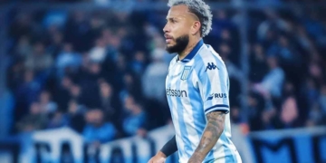 duvan vergara racing club gol belgrano argentina