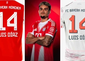 luis diaz camiseta bayern munich precio 2025