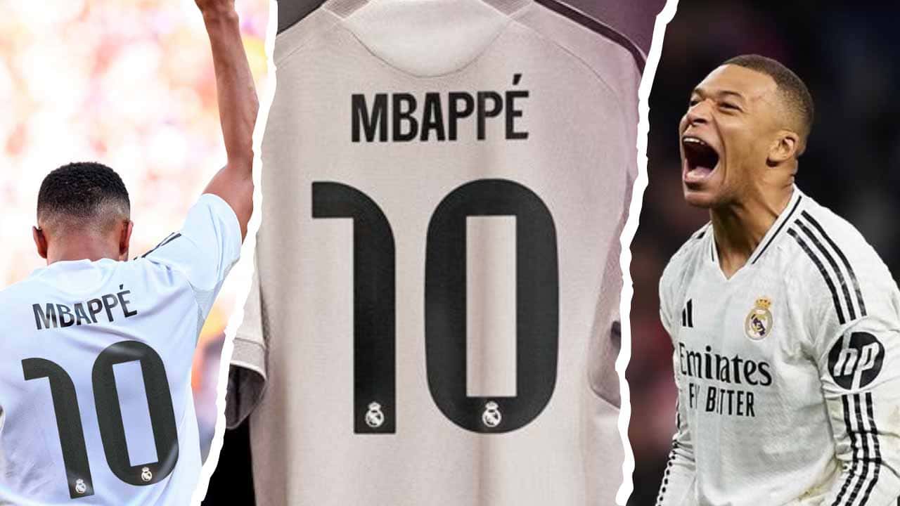 real madrid camiseta 10 kylian mbappe oficial anteriores