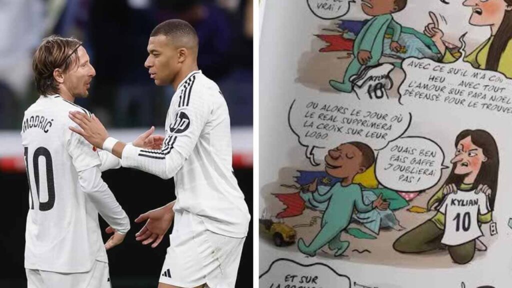real madrid kylian mbappe camiseta 10 comic