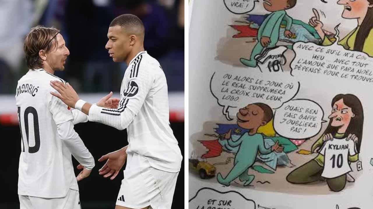 real madrid kylian mbappe camiseta 10 comic