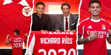 richard rios cifras oficiales fichaje benfica contrato clausula
