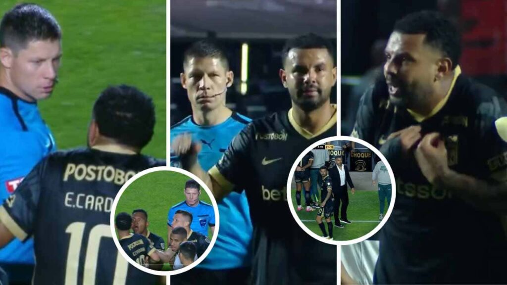 atletico nacional edwin cardona expulsion sao paulo libertadores