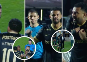 atletico nacional edwin cardona expulsion sao paulo libertadores