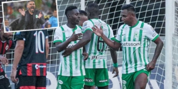 atletico nacional sao paulo octavos copa libertadores atanasio girardot medellin colombia brasil gandolfi crespo sarmiento marlos marino liga betplay futbol profesional colombiano fpc conmebol