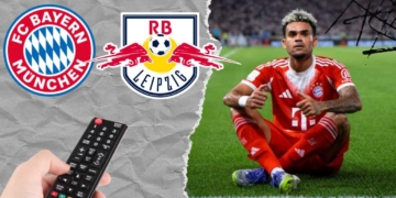 bayern munich luis diaz donde ver hoy vivo onlinea streaming canales canal tv television futbol gratis internet plataformas app aplicaciones bundesliga colombia espn disney + directv win