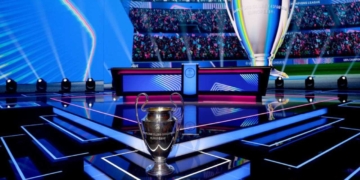 champions league 2025 2026 sorteo hoy fase grupos liga equipos real madrid barcelona psg chelsea bayern munich jugadores colombianos luis diaz davinson suarez cabal richard rios liga campeones europa manchester city guardiola