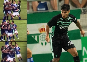 cucho hernandez real betis como amistoso pelea