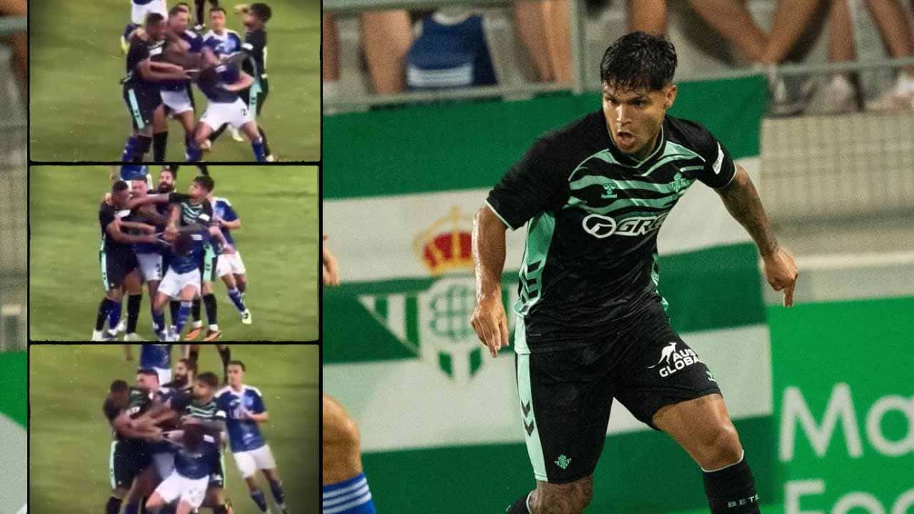 cucho hernandez real betis como amistoso pelea