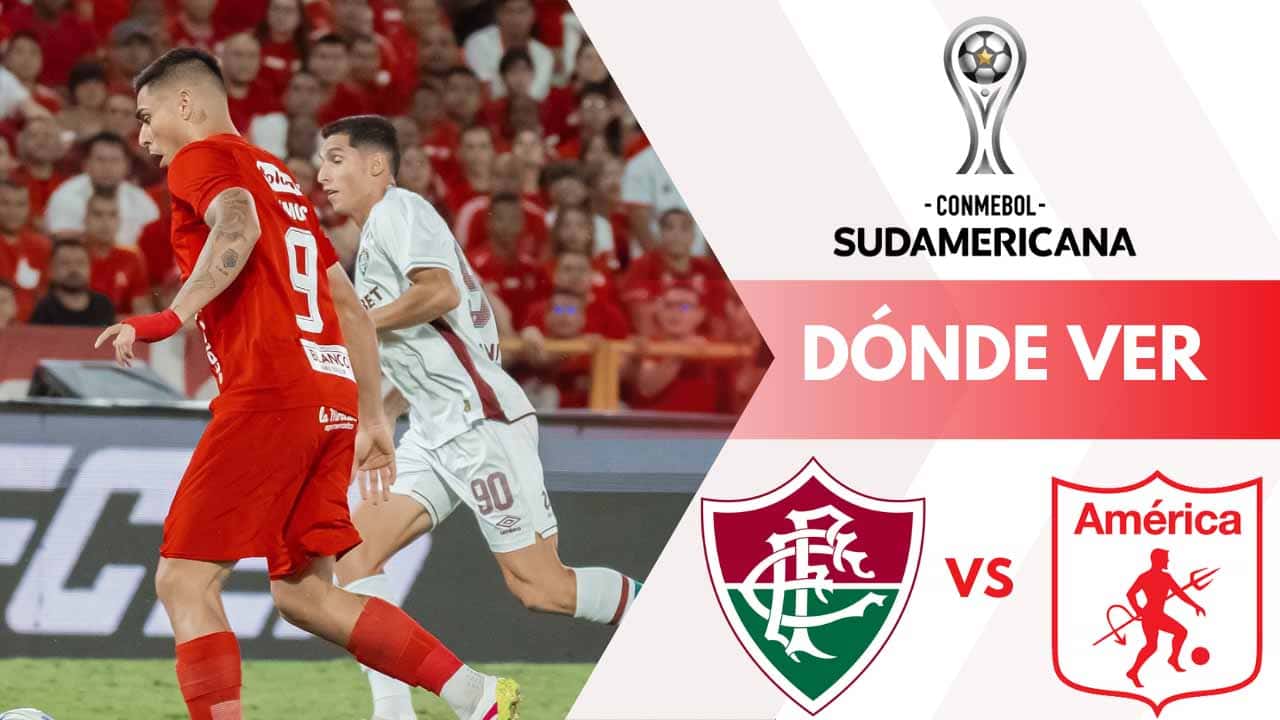 donde ver america de cali fluminense brasil sudamericana 2025 tv online