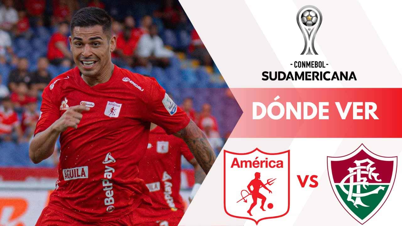 donde ver america de cali vs fluminense sudamericana tv online