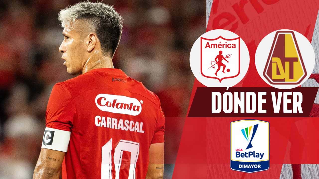 donde ver america de cali vs tolima liga betplay tv online