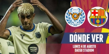 donde ver barcelona vs daegu tv online streaming amistoso