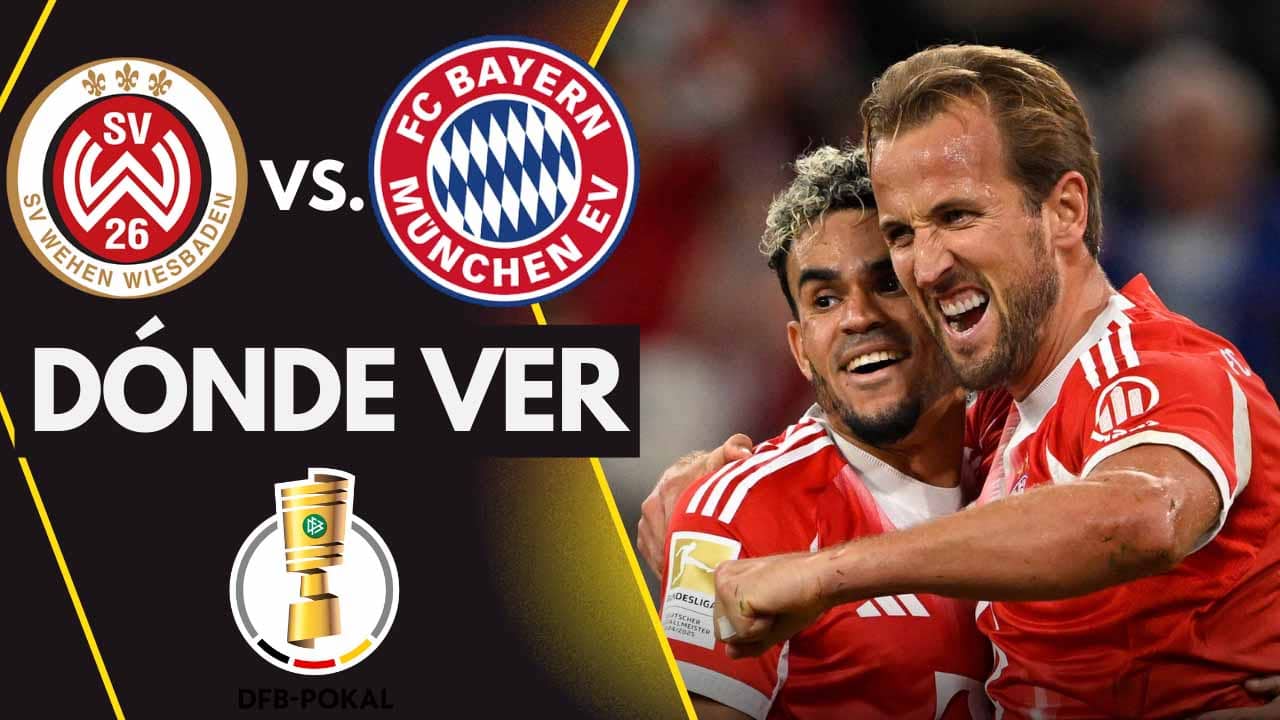 donde ver bayern munich wehen luis diaz copa alemania tv online