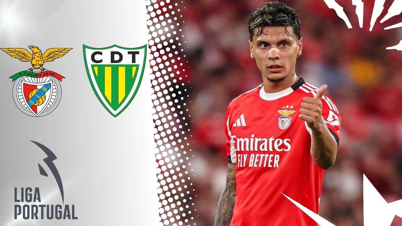 benfica tondela richard rios donde ver hoy vivo online liga portugal portuguesa primeira liga plataformas streaming futbol internet gratis app aplicaciones goltv directv win sports espn disney