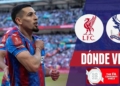 donde ver crystal palace liverpool community shield 2025 tv online daniel munoz