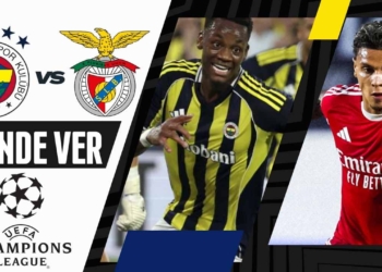 donde ver fenerbahce vs benfica champions league richard rios jhon duran tv online