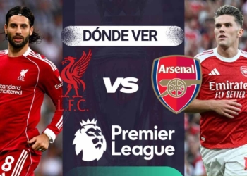 donde ver liverpool arsenal premier league 2025 tv online