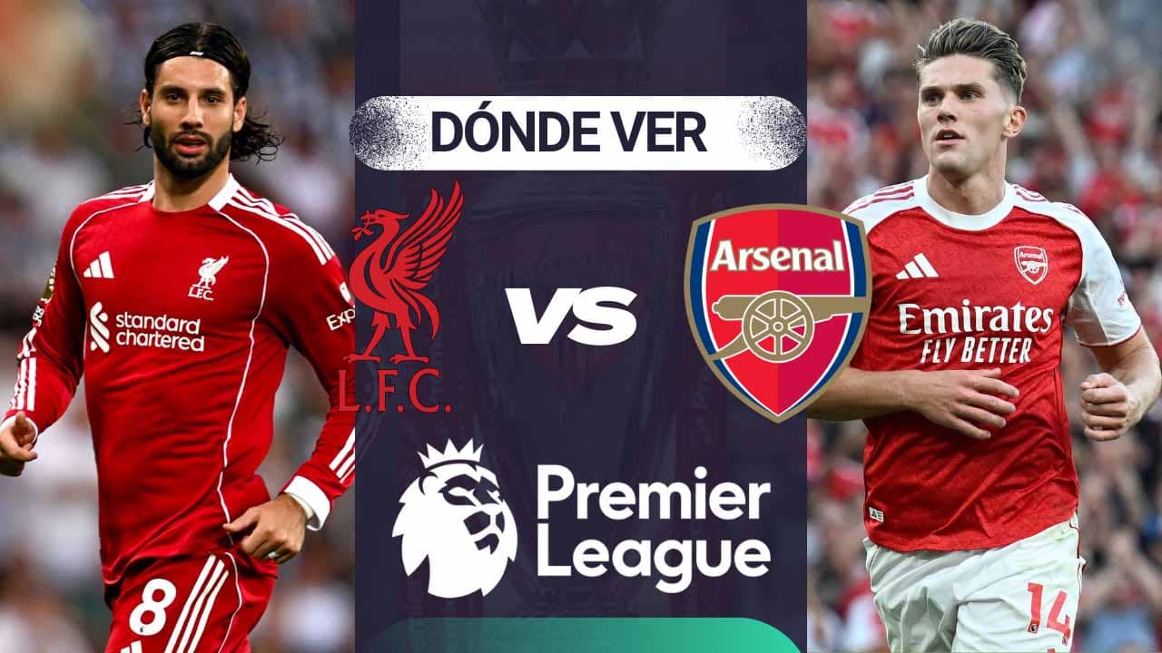 donde ver liverpool arsenal premier league 2025 tv online